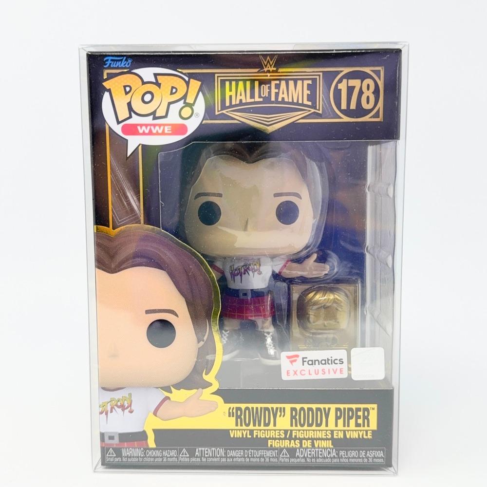 Funko Pop WWE Hall of Fame Rowdy Roddy Piper 178 Fanatics Exclusive Vinyl